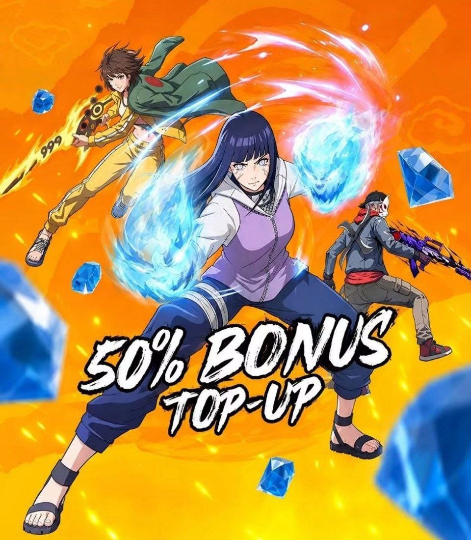 50% Bonas topup